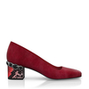 Schuhe mit Schmuckabsatz 8418