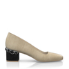 Schuhe mit Schmuckabsatz 8431