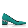 Schuhe mit Schmuckabsatz 8444
