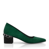 Schuhe mit Schmuckabsatz 8452