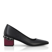 Schuhe mit Schmuckabsatz 8455