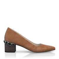 Schuhe mit Schmuckabsatz 8459