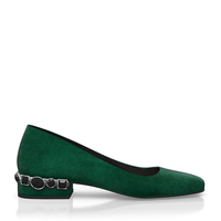 Schuhe mit Schmuckabsatz 8464