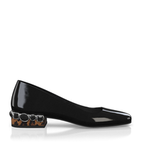 Schuhe mit Schmuckabsatz 8472