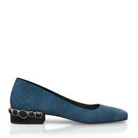 Schuhe mit Schmuckabsatz 8478