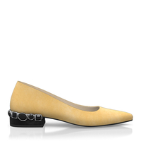 Schuhe mit Schmuckabsatz 8479