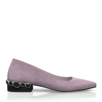 Schuhe mit Schmuckabsatz 8480