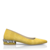 Schuhe mit Schmuckabsatz 8500