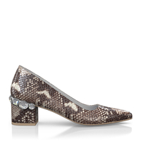 Schuhe mit Schmuckabsatz 8504