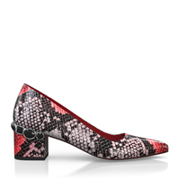 Schuhe mit Schmuckabsatz 8505