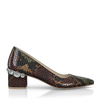 Schuhe mit Schmuckabsatz 8507