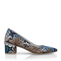 Schuhe mit Schmuckabsatz 8509