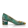 Schuhe mit Schmuckabsatz 8511
