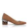 Schuhe mit Schmuckabsatz 8601