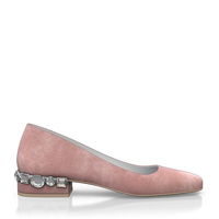 Schuhe mit Schmuckabsatz 8654