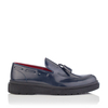 Slip-on-Schuhe für Herren Luigi Lackleder Blau