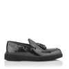 Slip-on-Schuhe für Herren Luigi Lackleder Schwarz