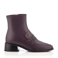 Slipper Stiefel mit Lasche Donna - Burgund