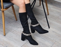 Sock Boots mit Absatz 26494
