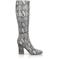Sock Boots mit bedecktem Blockabsatz 11705