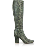 Sock Boots mit bedecktem Blockabsatz 11717