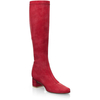 Sock Boots mit bedecktem Blockabsatz 28046