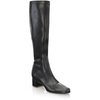 Sock Boots mit bedecktem Blockabsatz 28049