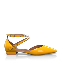 Spitze flache Schuhe 18334