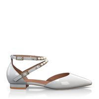 Spitze flache Schuhe 18337
