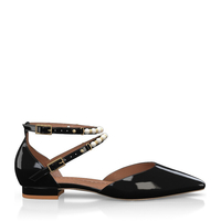 Spitze flache Schuhe 18340