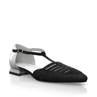 Spitze flache Schuhe 20083
