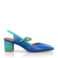 Spitze Schuhe mit mittlerem Absatz 18361