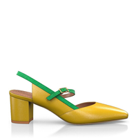 Spitze Schuhe mit mittlerem Absatz 18364