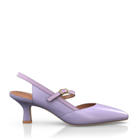 Spitze Schuhe mit mittlerem Absatz 18370