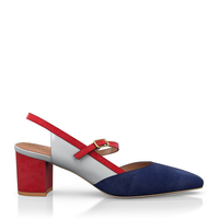 Spitze Schuhe mit mittlerem Absatz 18373