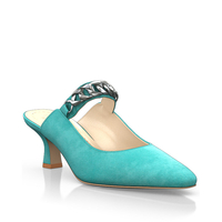 Spitze Schuhe mit mittlerem Absatz 19831