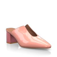 Spitze Schuhe mit mittlerem Absatz 19855