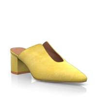 Spitze Schuhe mit mittlerem Absatz 19873