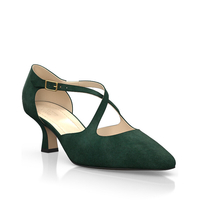 Spitze Schuhe mit mittlerem Absatz 19888