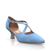 Spitze Schuhe mit mittlerem Absatz 19891