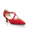Spitze Schuhe mit mittlerem Absatz 19894