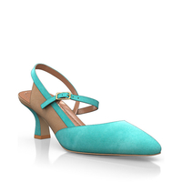 Spitze Schuhe mit mittlerem Absatz 24050