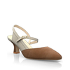 Spitze Schuhe mit mittlerem Absatz 24062