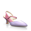 Spitze Schuhe mit mittlerem Absatz 24083