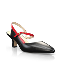 Spitze Schuhe mit mittlerem Absatz 24203