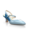 Spitze Schuhe mit mittlerem Absatz 24206