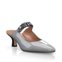 Spitze Schuhe mit mittlerem Absatz 24224