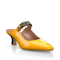 Spitze Schuhe mit mittlerem Absatz 24233
