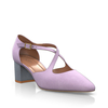 Spitze Schuhe mit mittlerem Absatz 24446