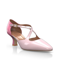 Spitze Schuhe mit mittlerem Absatz 24464
